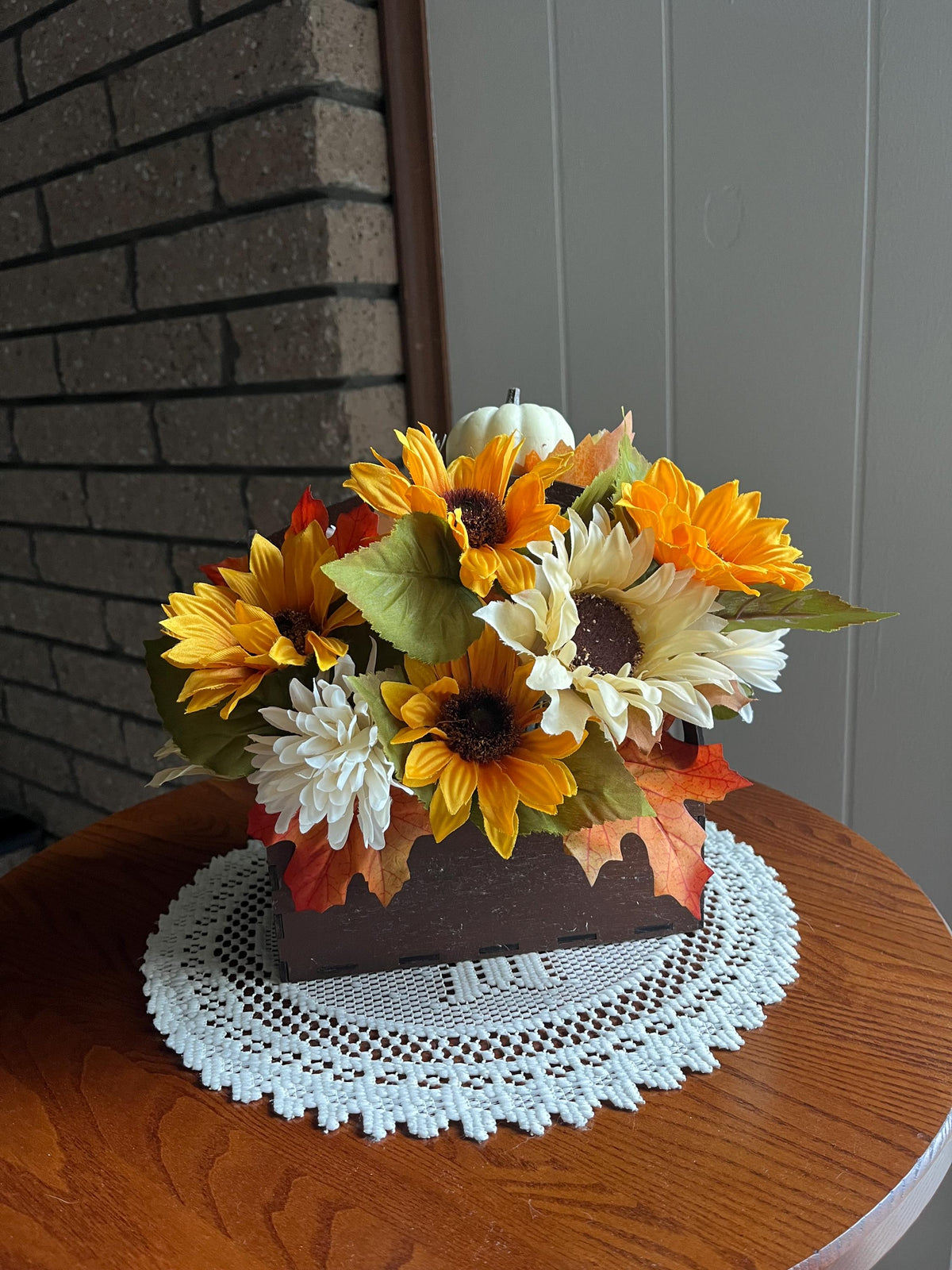 Handmade Autumn Grapevine Wreath – 20 Inch Fall Harvest Front Door & Entryway Decor