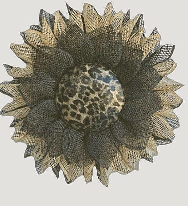 Leopard Print Burlap Door Wreath | Animal Print, Modern Home Decor