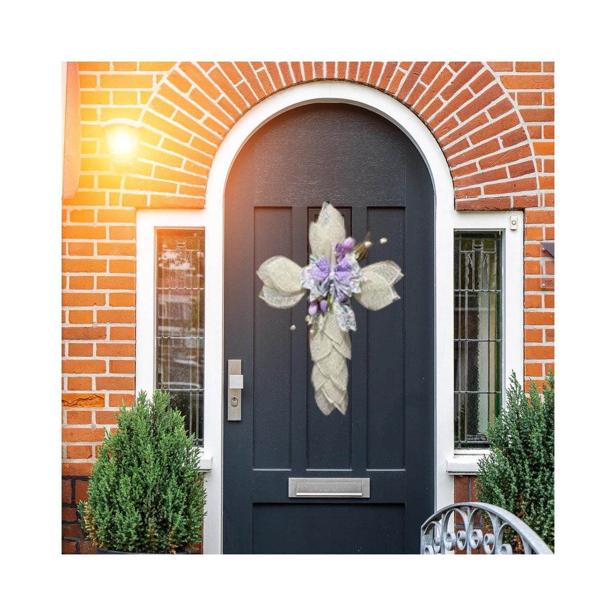 Easter Cross Wreath, religious, decor